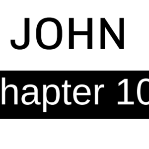 John - Chapter 10