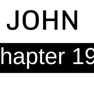 John - Chapter 19
