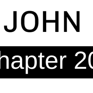 John - Chapter 20