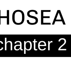 Hosea - Chapter 2