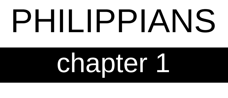 Philippians - Chapter 1