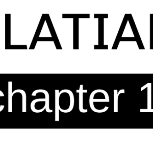 Galatians - Chapter 1