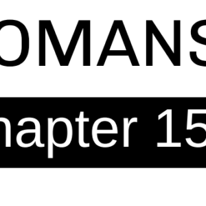 Romans - Chapter 15