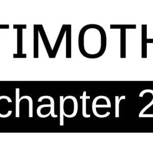 1 Timothy - Chapter 2