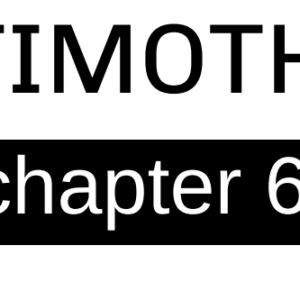 1 Timothy - Chapter 6