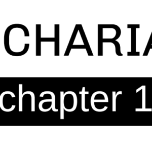 Zechariah - Chapter 1