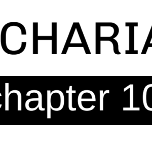 Zechariah - Chapter 10