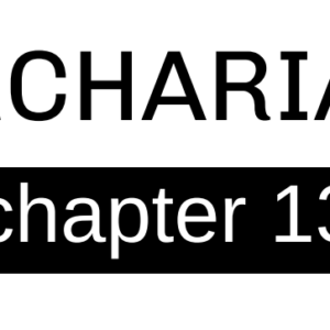 Zechariah - Chapter 13