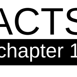 Acts - Chapter 1