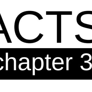 Acts - Chapter 3