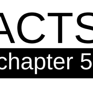 Acts - Chapter 5