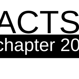 Acts - Chapter 20