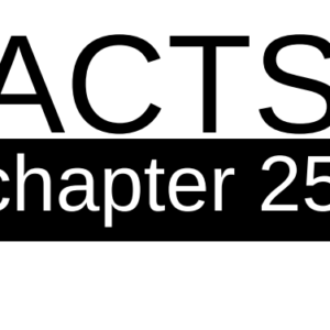 Acts - Chapter 25