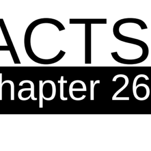 Acts - Chapter 26